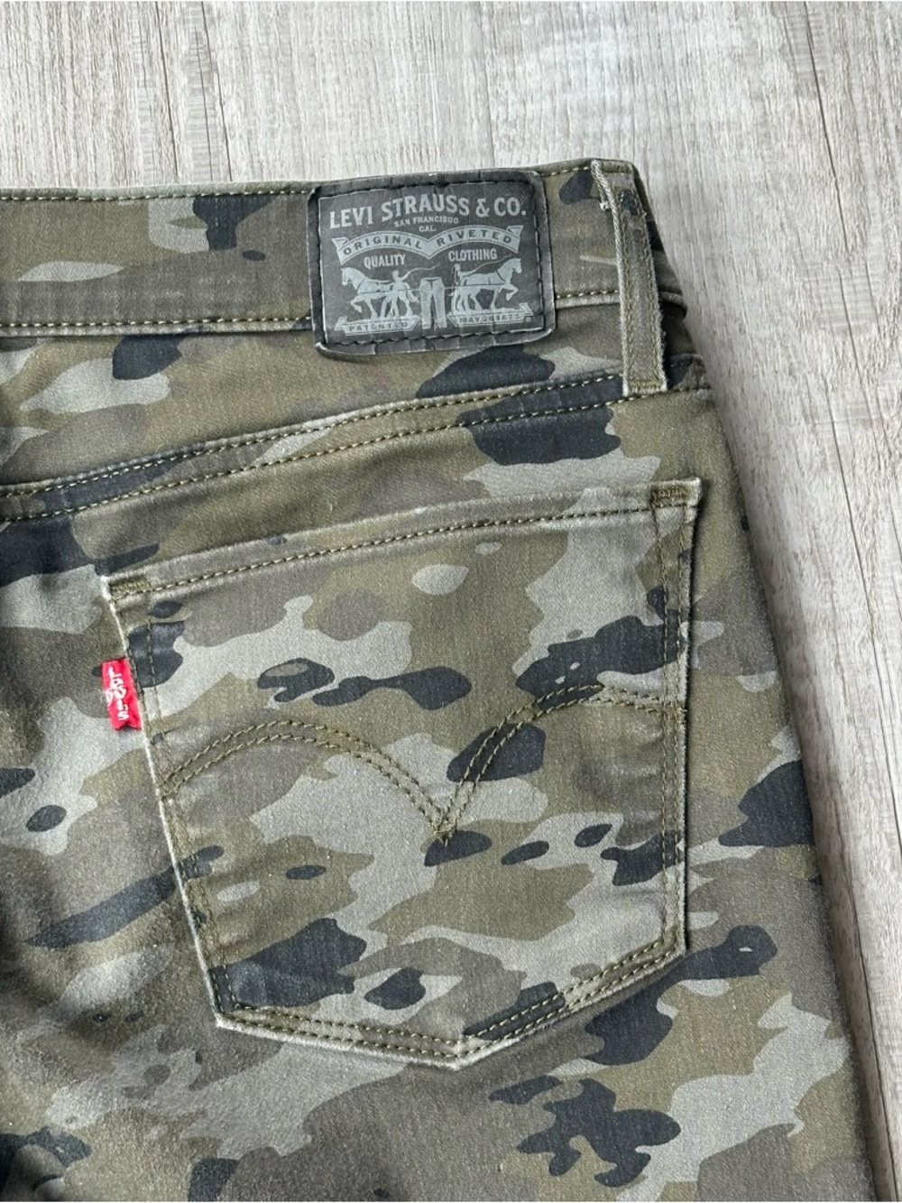 Levi’s Camo Skinny Jeans
